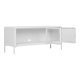 HOUSE NORDIC Brisbane TV-bord, med 3 glassdrer - hvitt stl (130x40)