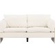 VENTURE DESIGN Vindel 2 pers. sofa - hvid polyester bamsestof