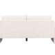 VENTURE DESIGN Vindel 2 pers. sofa - hvid polyester bamsestof