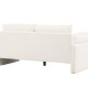 VENTURE DESIGN Vindel 2 pers. sofa - hvid polyester bamsestof
