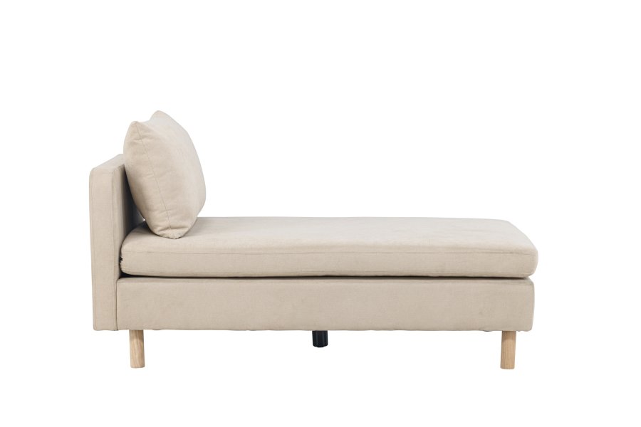 VENTURE DESIGN Zero daybed - beige polyester og naturgummitre