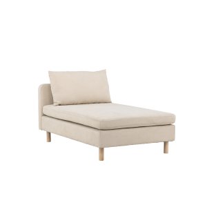 VENTURE DESIGN Zero daybed - beige polyester og naturgummitre