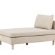 VENTURE DESIGN Zero daybed - beige polyester og naturgummitre