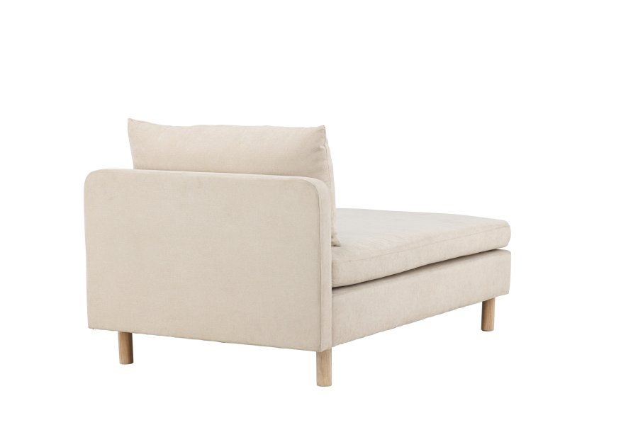 VENTURE DESIGN Zero daybed - beige polyester og naturgummitre