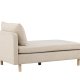 VENTURE DESIGN Zero daybed - beige polyester og naturgummitre