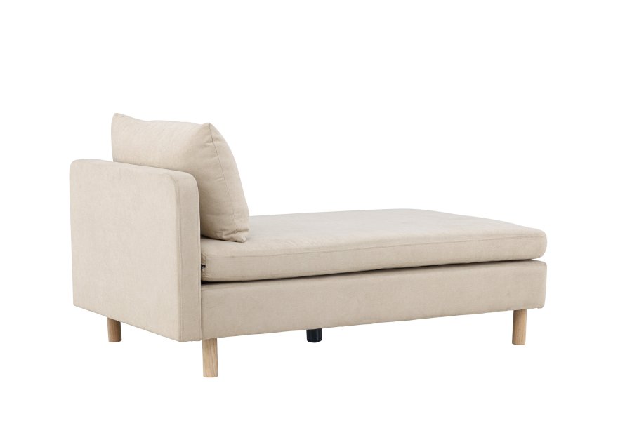 VENTURE DESIGN Zero daybed - beige polyester og naturgummitre