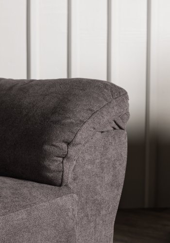 VENTURE DESIGN Taranto hvilestol, m. armlen - brun polyester og metall