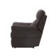 VENTURE DESIGN Taranto hvilestol, m. armlen - brun polyester og metall