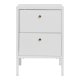 HOUSE NORDIC Dalby kommode, med 2 skuffer - hvit stl (40x40)
