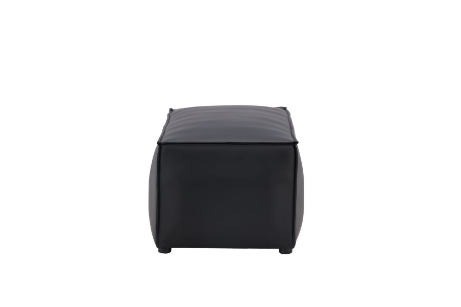 VENTURE DESIGN Palmero Puff Palermo Puff - Matt svart / Sort PU