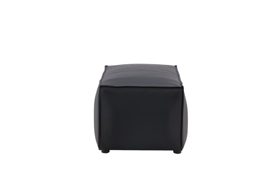 VENTURE DESIGN Palmero Puff Palermo Puff - Matt svart / Sort PU