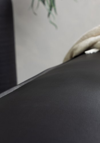 VENTURE DESIGN Palmero Puff Palermo Puff - Matt svart / Sort PU