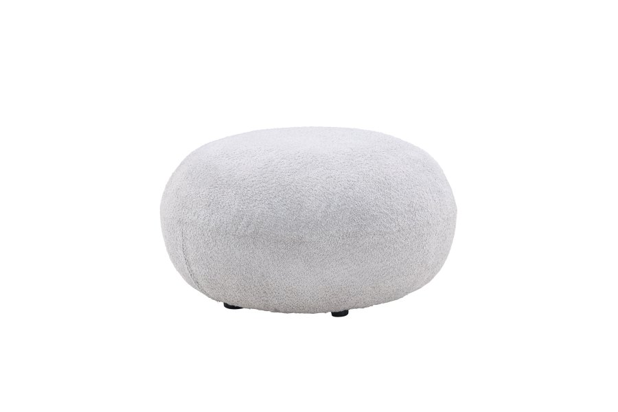 VENTURE DESIGN Bologna puff Bologna puff - lys gr / lys gr teddy