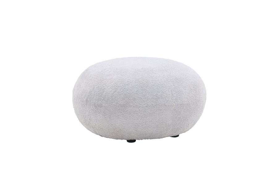 VENTURE DESIGN Bologna puff Bologna puff - lys gr / lys gr teddy