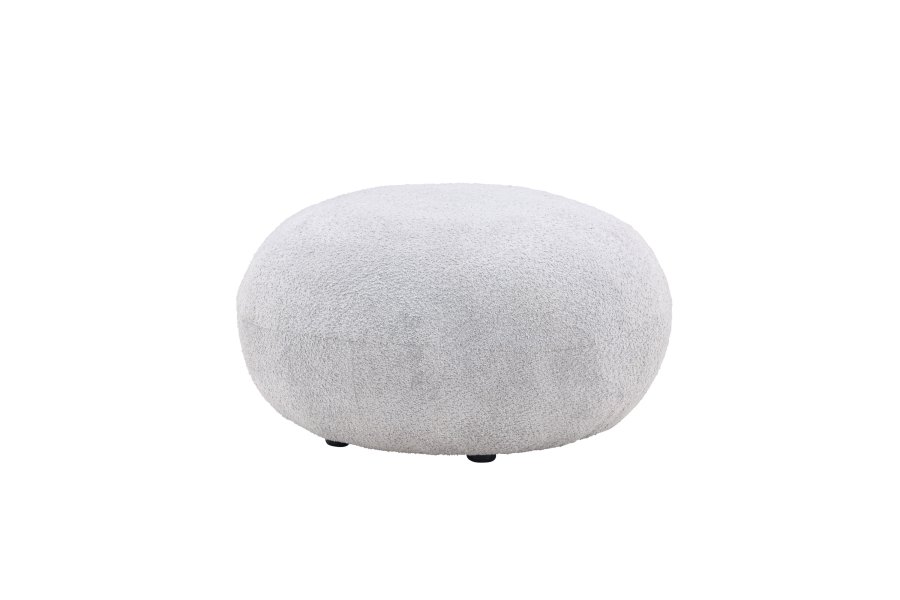 VENTURE DESIGN Bologna puff Bologna puff - lys gr / lys gr teddy