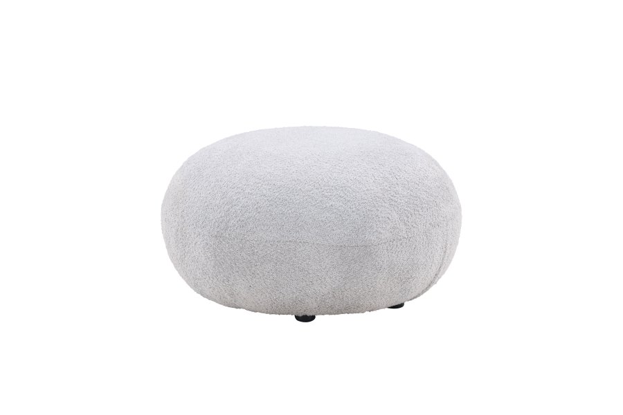 VENTURE DESIGN Bologna puff Bologna puff - lys gr / lys gr teddy