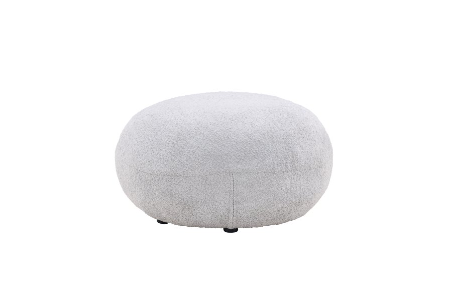 VENTURE DESIGN Bologna puff Bologna puff - lys gr / lys gr teddy