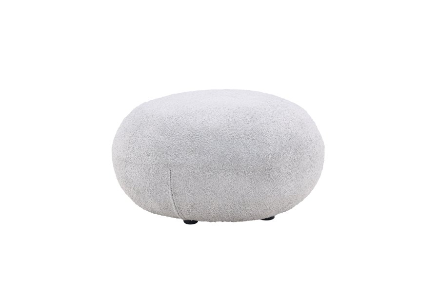 VENTURE DESIGN Bologna puff Bologna puff - lys gr / lys gr teddy