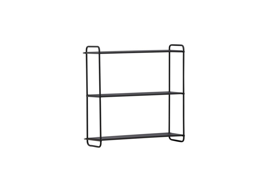 VENTURE DESIGN Lyon vegghylle - svart jern