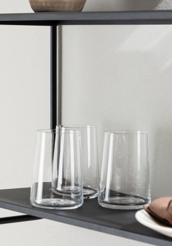 VENTURE DESIGN Lyon vegghylle - svart jern