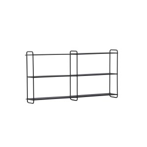 VENTURE DESIGN Lyon vegghylle - svart jern