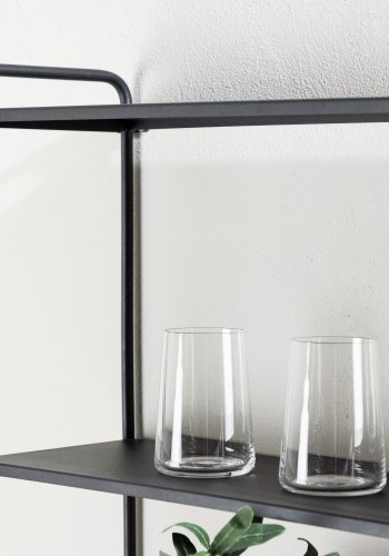 VENTURE DESIGN Lyon vegghylle - svart jern