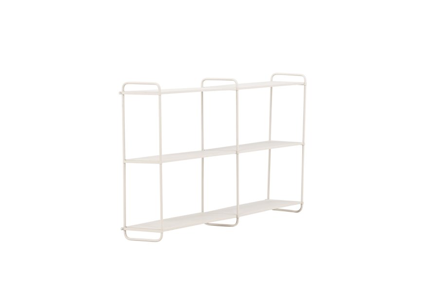 VENTURE DESIGN Lyon vegghylle - beige jern