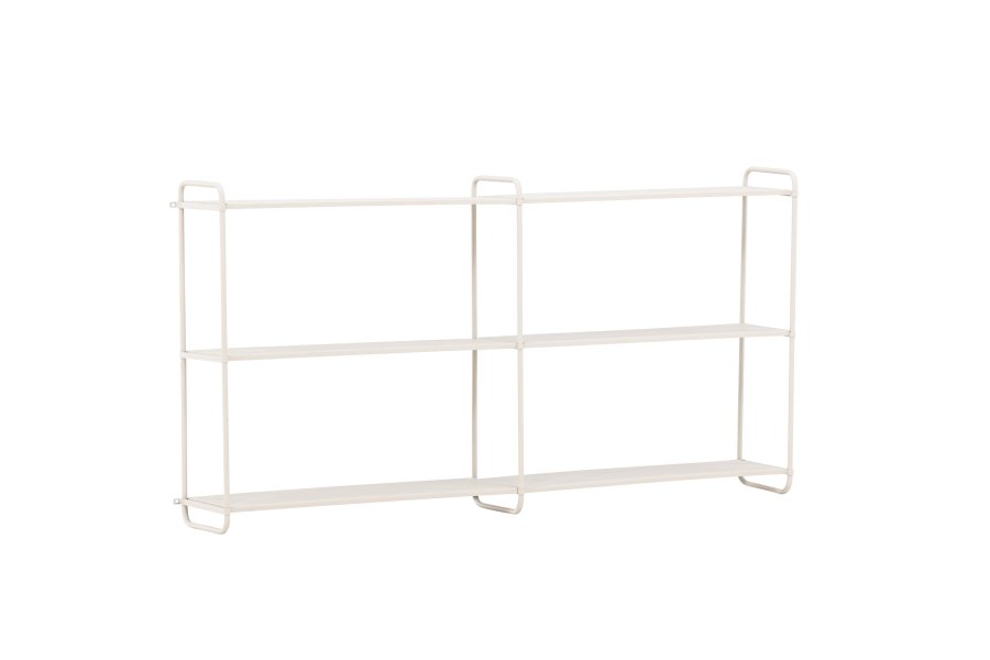 VENTURE DESIGN Lyon vegghylle - beige jern