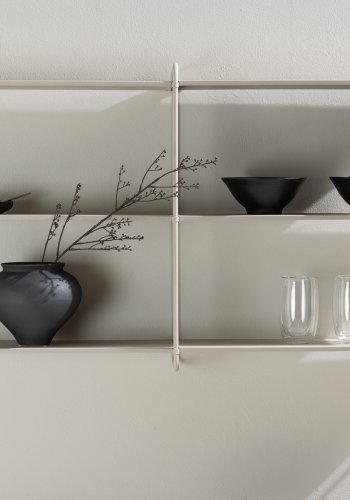 VENTURE DESIGN Lyon vegghylle - beige jern