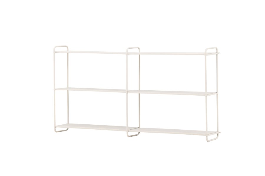 VENTURE DESIGN Lyon vegghylle - beige jern