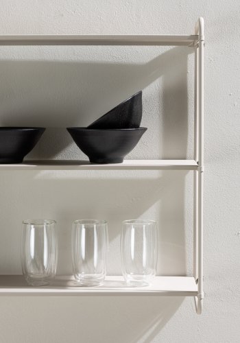 VENTURE DESIGN Lyon vegghylle - beige jern