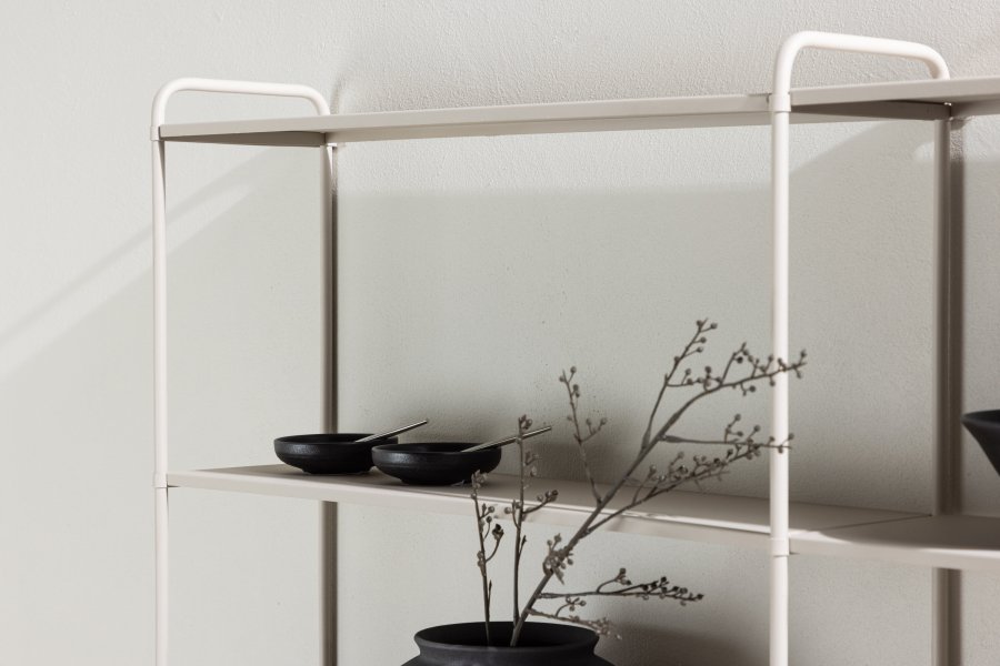 VENTURE DESIGN Lyon vegghylle - beige jern