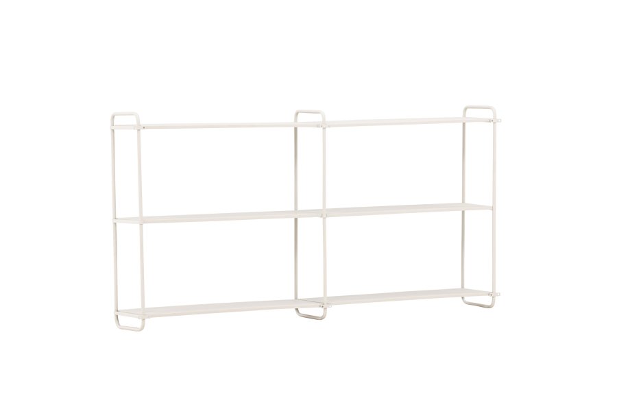 VENTURE DESIGN Lyon vegghylle - beige jern