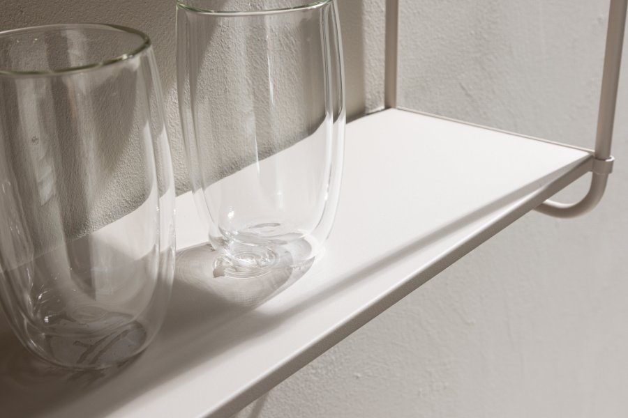 VENTURE DESIGN Lyon vegghylle - beige jern