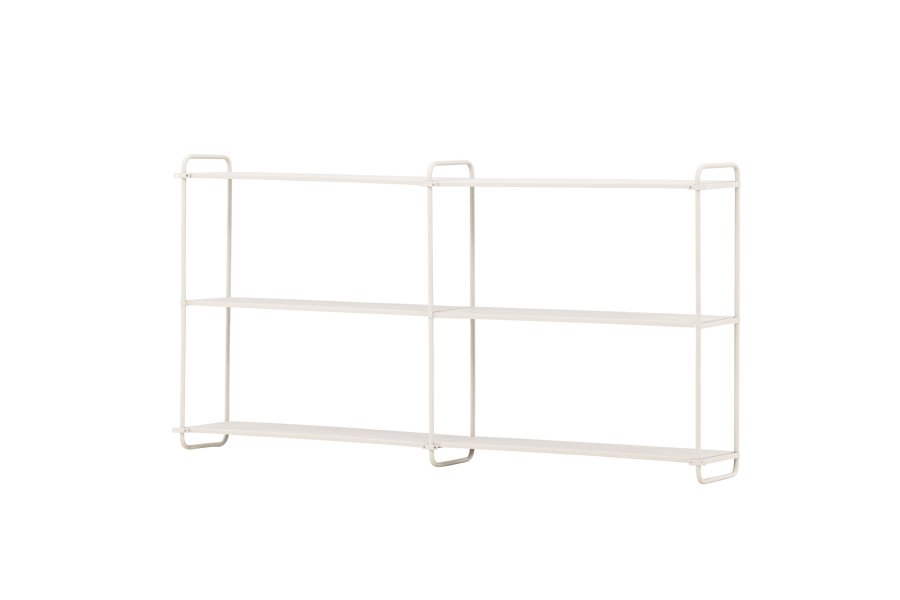 VENTURE DESIGN Lyon vegghylle - beige jern