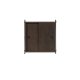 VENTURE DESIGN Paris veggskap, m. 2 skyvedrer - mocca MDF (61x35x67,8cm)