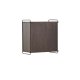 VENTURE DESIGN Paris veggskap, m. 2 skyvedrer - mocca MDF (61x35x67,8cm)