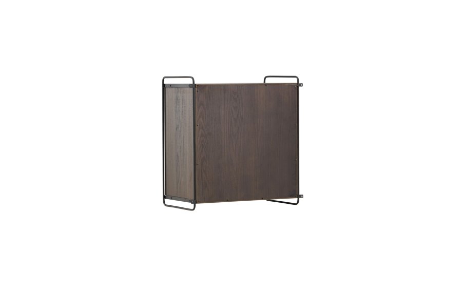 VENTURE DESIGN Paris veggskap, m. 2 skyvedrer - mocca MDF (61x35x67,8cm)