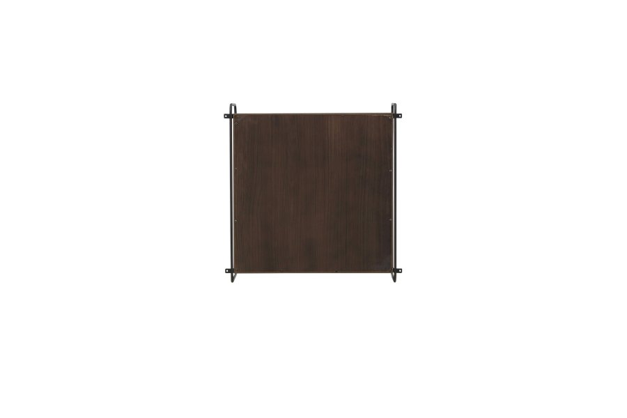 VENTURE DESIGN Paris veggskap, m. 2 skyvedrer - mocca MDF (61x35x67,8cm)