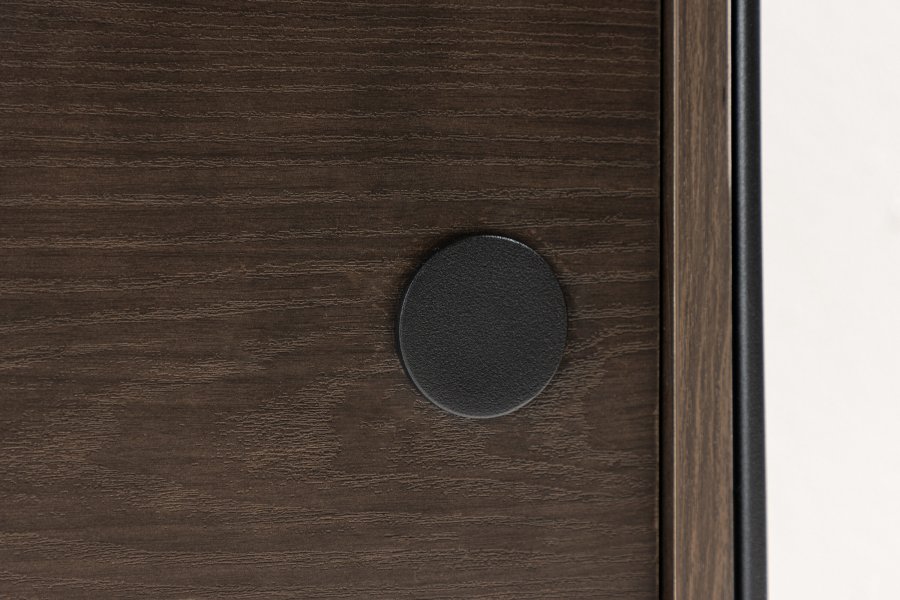 VENTURE DESIGN Paris veggskap, m. 2 skyvedrer - mocca MDF (61x35 (121x35x48cm)