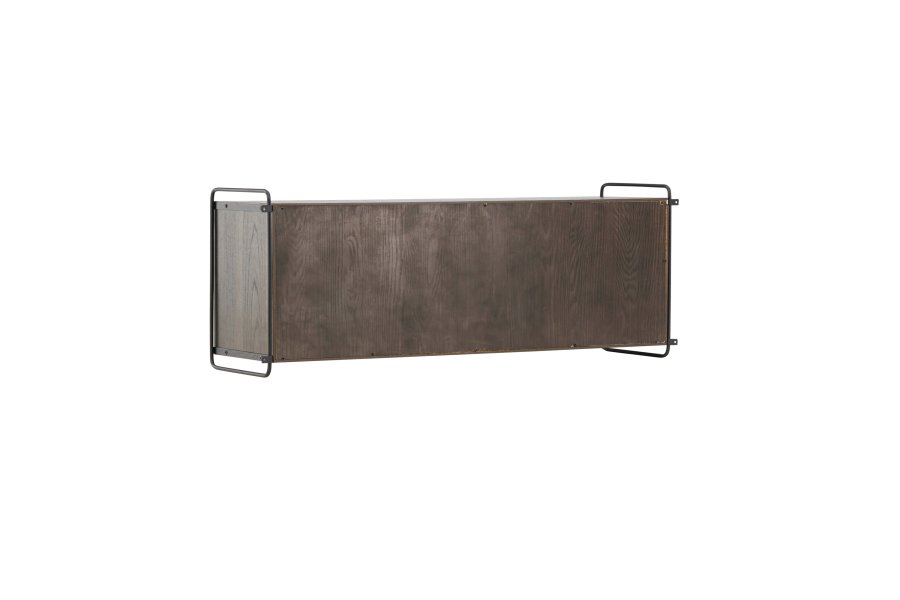 VENTURE DESIGN Paris veggskap, m. 2 skyvedrer - mocca MDF (61x35 (121x35x48cm)