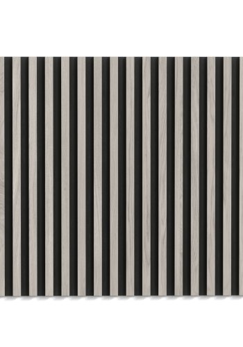 VENTURE DESIGN Pau veggpanel sengegavl - svart/hvitkalket MDF (B94.5xH80xD2.8)