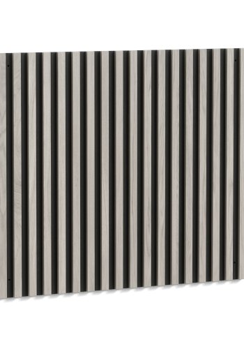 VENTURE DESIGN Pau veggpanel sengegavl - svart/hvitkalket MDF (B94.5xH80xD2.8)