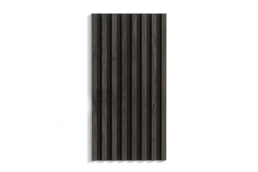 VENTURE DESIGN Toulon veggpanel nattbord - svart/mocca melamin MDF (B40.5xH80xD2.8) 