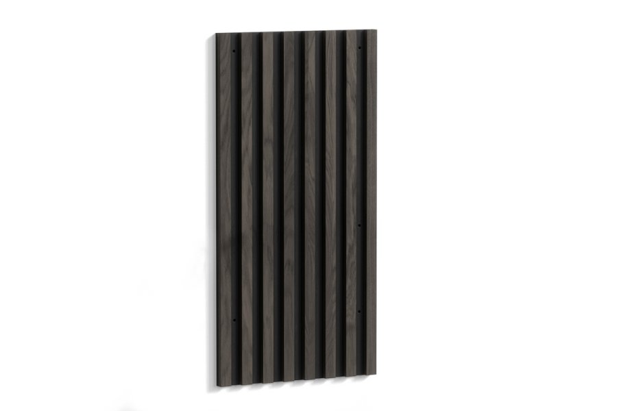 VENTURE DESIGN Toulon veggpanel nattbord - svart/mocca melamin MDF (B40.5xH80xD2.8) 