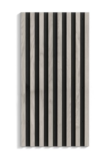 VENTURE DESIGN Toulon veggpanel nattbord - svart/hvit vasket melamin MDF (B40.5xH80xD2.8)