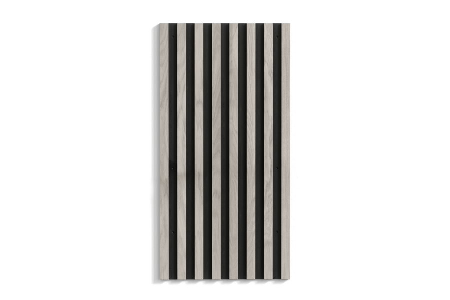 VENTURE DESIGN Toulon veggpanel nattbord - svart/hvit vasket melamin MDF (B40.5xH80xD2.8)