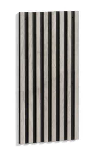 VENTURE DESIGN Toulon veggpanel nattbord - svart/hvit vasket melamin MDF (B40.5xH80xD2.8)