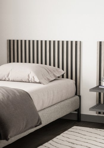 VENTURE DESIGN Caen veggmontert sidebord, rektangulrt - svart jern (35x40)