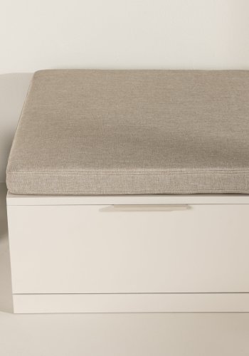 VENTURE DESIGN Fin pute, firkantet - beige polyester (60x60)